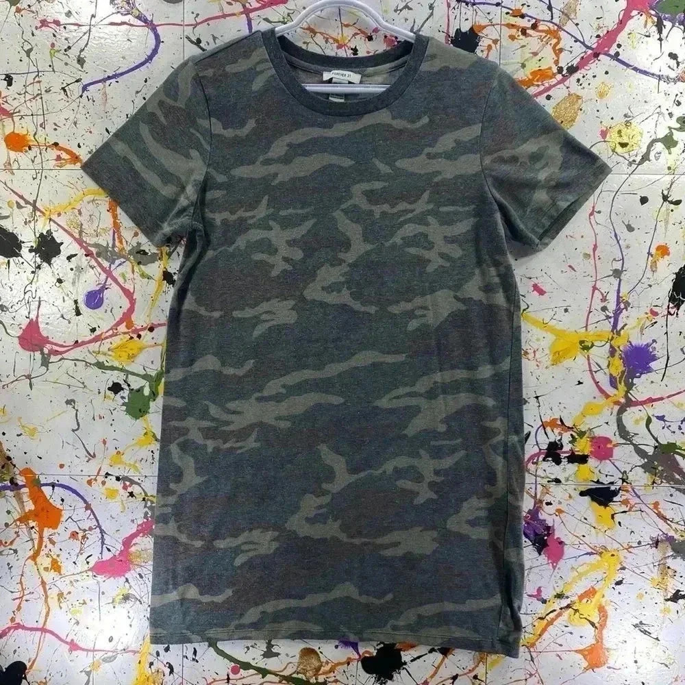 Forever21 Camo T-Shirt Dress 👗